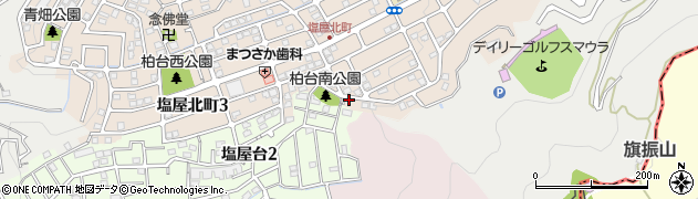 柏台南公園周辺の地図