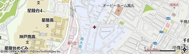 兵庫県神戸市垂水区千代が丘周辺の地図