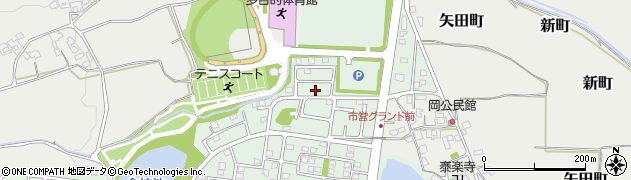 奈良県大和郡山市矢田山町6周辺の地図