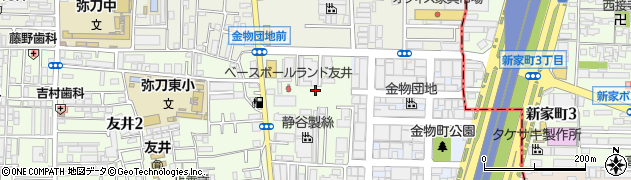 食品館アプロ　友井店周辺の地図