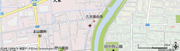 岡山県岡山市北区久米124周辺の地図