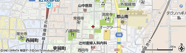 奈良県大和郡山市南大工町11周辺の地図
