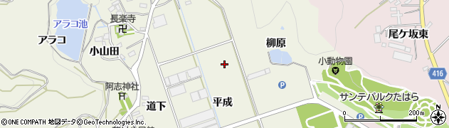 愛知県田原市芦町周辺の地図