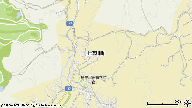 〒632-0102 奈良県奈良市上深川町の地図