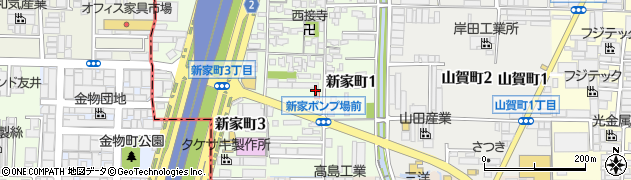 井上診療所周辺の地図