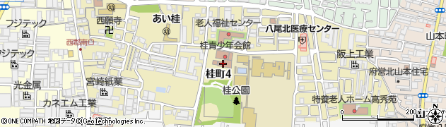 大阪府八尾市桂町周辺の地図