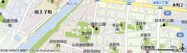 日富美町周辺の地図