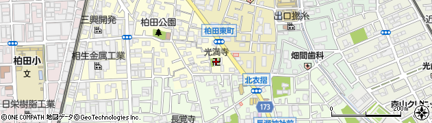 光満寺周辺の地図