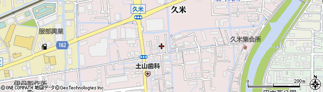 岡山県岡山市北区久米151周辺の地図