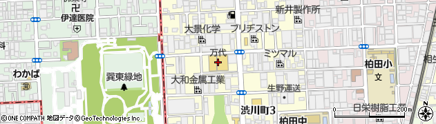 ｍａｎｄａｉ渋川店周辺の地図