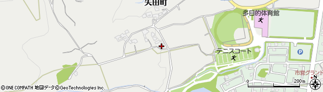 奈良県大和郡山市矢田町4093周辺の地図