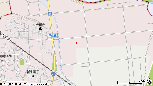 〒515-2304 三重県松阪市嬉野平生町の地図