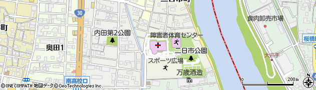 岡山市立　中央図書館視聴覚ライブラリー周辺の地図