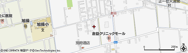 岡山県岡山市中区倉益166周辺の地図