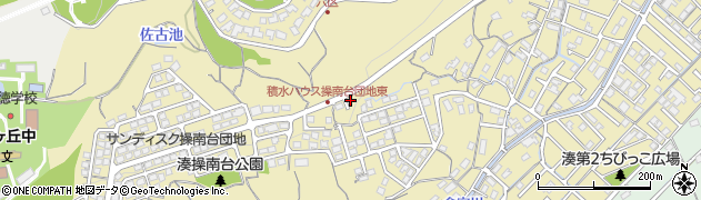 岡山県岡山市中区湊周辺の地図