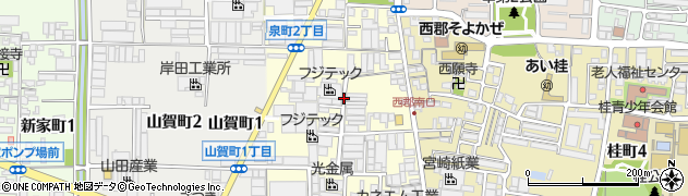 大阪府八尾市泉町1丁目周辺の地図