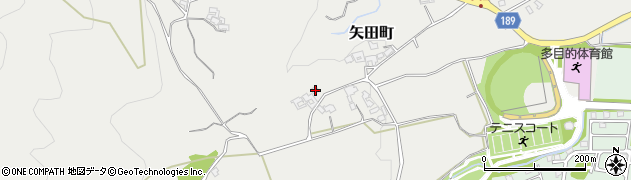 奈良県大和郡山市矢田町7062周辺の地図