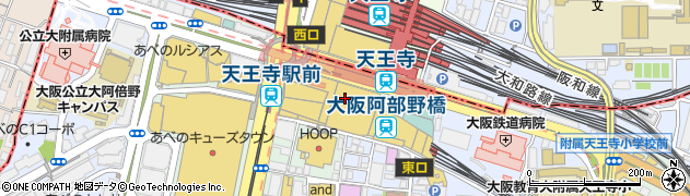 寅福 あべのハルカスダイニング店周辺の地図