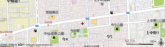 岡山県岡山市北区今4丁目1周辺の地図