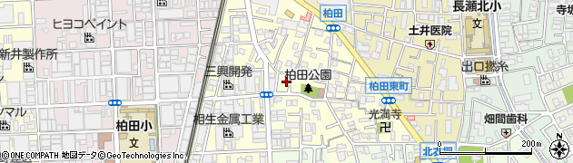 大阪府東大阪市柏田本町周辺の地図