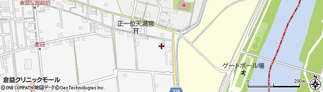 岡山県岡山市中区倉益455周辺の地図