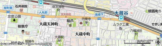 兵庫県明石市大蔵中町6周辺の地図