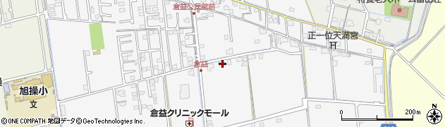 岡山県岡山市中区倉益412周辺の地図