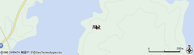 三重県伊賀市川上周辺の地図