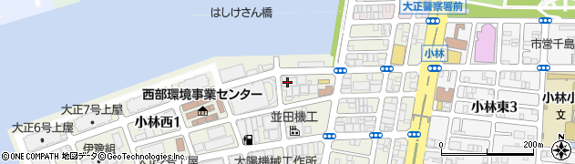 大阪布谷精器株式会社周辺の地図