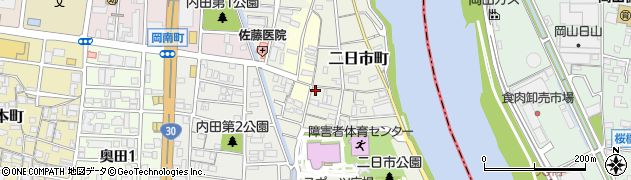 岡山県岡山市北区二日市町246周辺の地図
