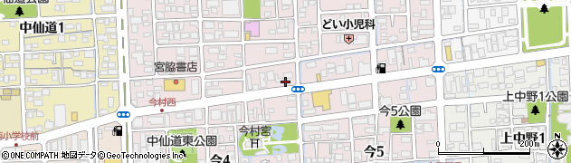 岡山県岡山市北区今周辺の地図
