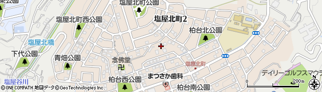 兵庫県神戸市垂水区塩屋北町周辺の地図