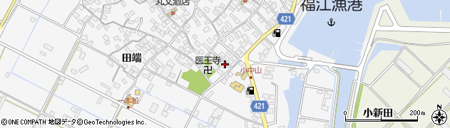 愛知県田原市小中山町南郷33周辺の地図