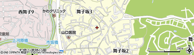 兵庫県神戸市垂水区舞子坂周辺の地図