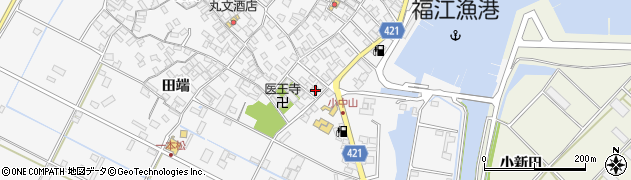愛知県田原市小中山町南郷31周辺の地図