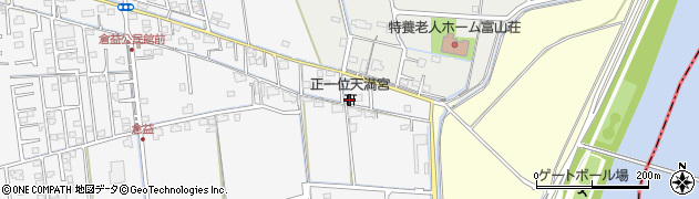 岡山県岡山市中区倉益17周辺の地図