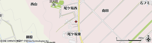 愛知県田原市野田町（尾ケ坂東）周辺の地図
