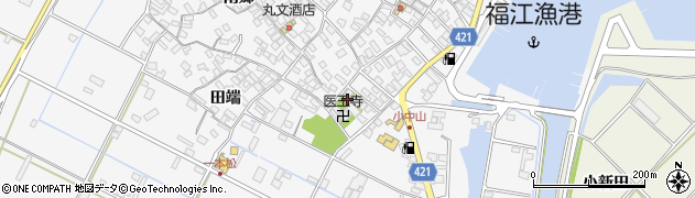 愛知県田原市小中山町南郷37周辺の地図