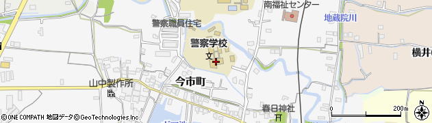 奈良県警察本部警察学校周辺の地図