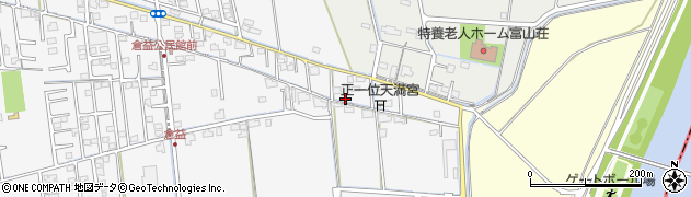岡山県岡山市中区倉益23周辺の地図
