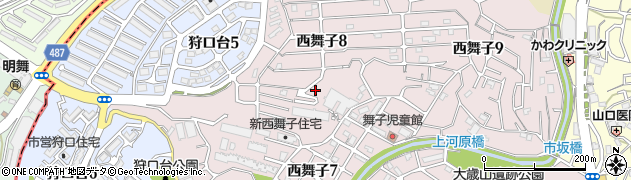 矢元台南公園周辺の地図