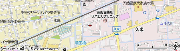 岡山県岡山市北区久米179周辺の地図