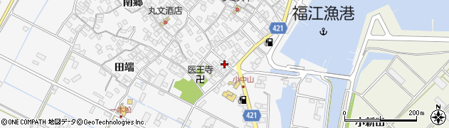 愛知県田原市小中山町南郷28周辺の地図