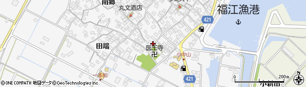 愛知県田原市小中山町南郷40周辺の地図