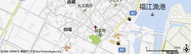 愛知県田原市小中山町南郷47周辺の地図