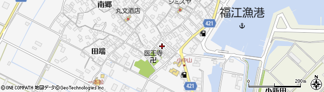 愛知県田原市小中山町南郷26周辺の地図