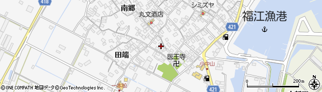 愛知県田原市小中山町南郷50周辺の地図
