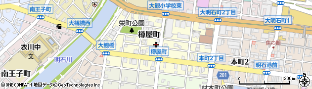 明石神栄商事株式会社周辺の地図