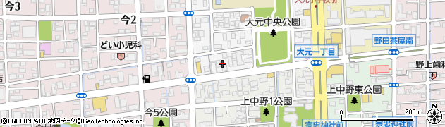 岡山県岡山市北区大元上町12周辺の地図