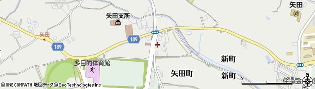 奈良県大和郡山市矢田町5247-2周辺の地図